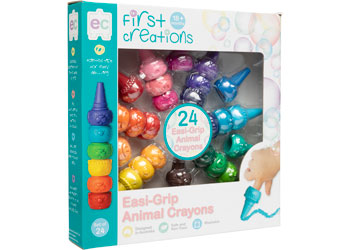 Easy Grip Animal Crayons 24set