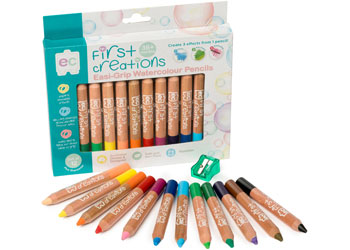 Easy Grip Watercolour Pencils 12pk