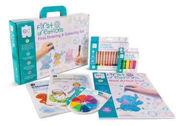 First Creations Drawing &amp; Colouring Set