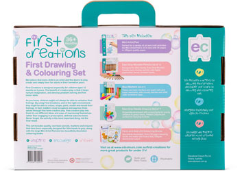 First Creations Drawing &amp; Colouring Set