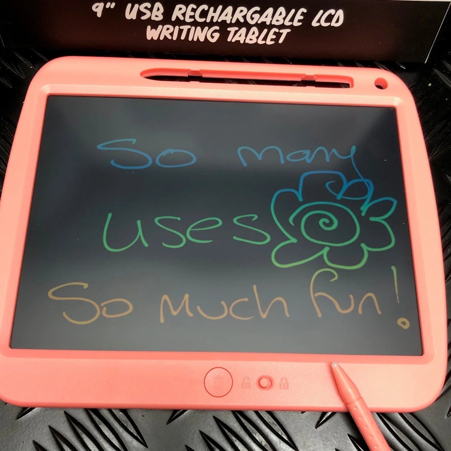 LCD Board in Blue or Pink (9" with USB charging)