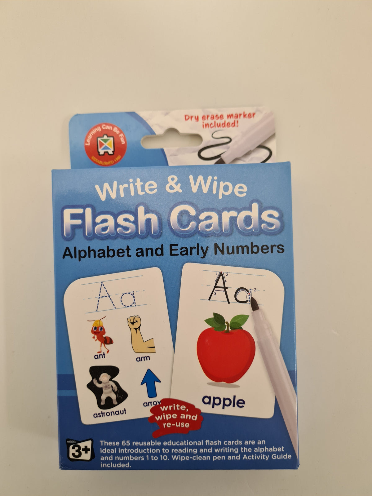 Flash Card, Alphabet and Numbers &amp; Colours and Shapes